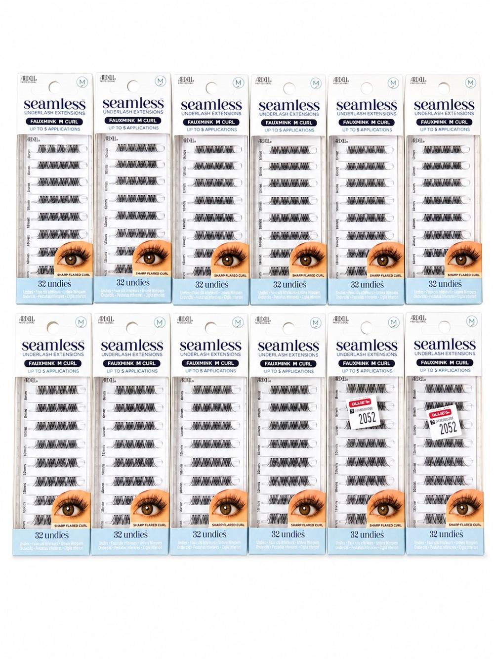 Ardell Seamless Underlash Extensions Faux Mink in Black - set of 12